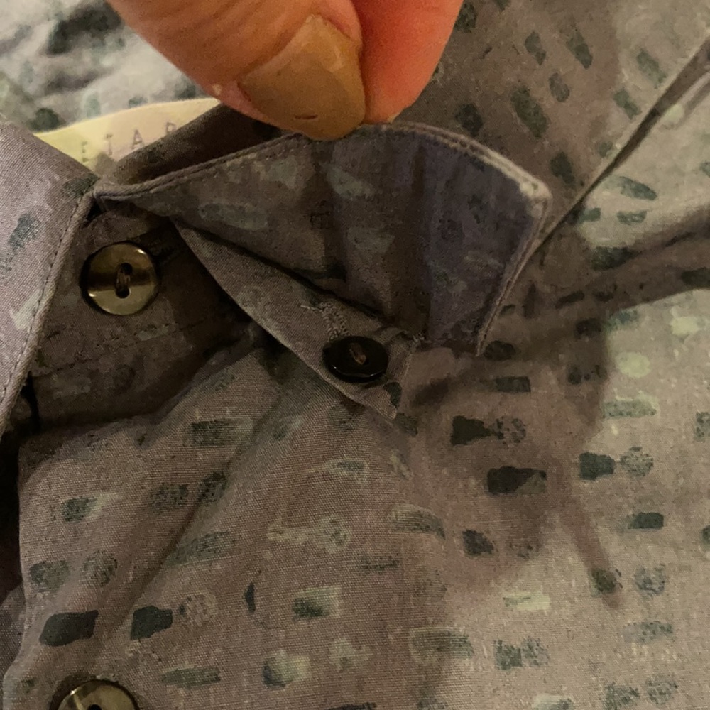 Metaphor slate blue button down - Picture 9 of 9